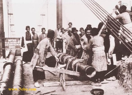 لوله گذاری نفت در مسجدسلیمان