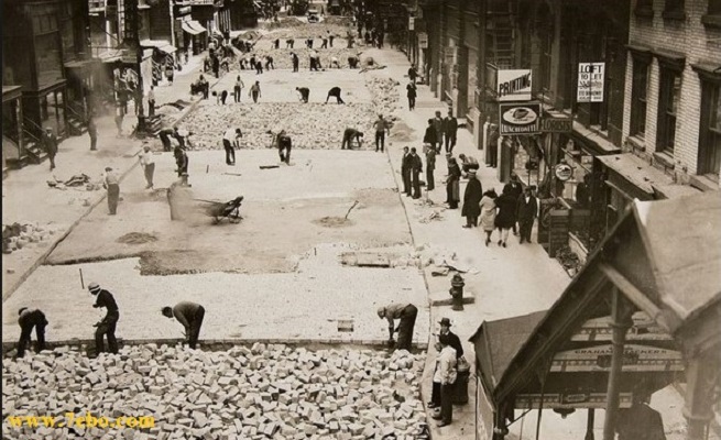 خیابان نیویورک 100 سال پیش