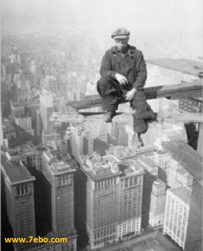 کارگر ساختمانی نیویورک 100 سال پیش