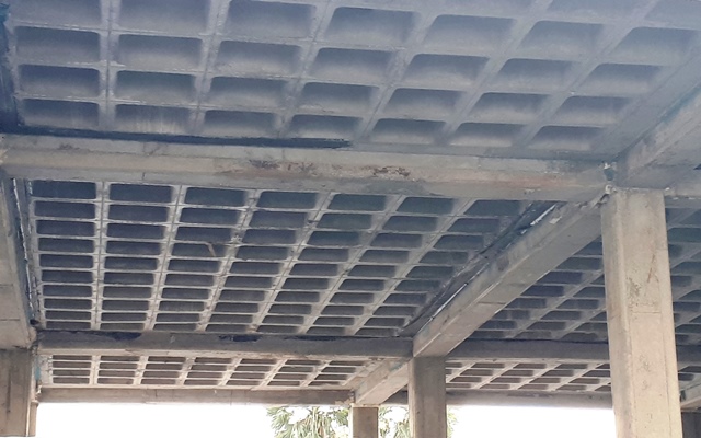 اجرای سقف وافل با مصالح اهواز به مدیریت مهندس حسن آباد