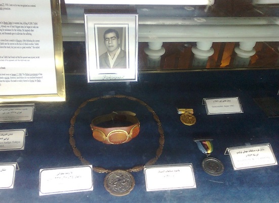 مدال های غلامرضا تختی در موزه