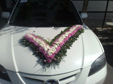 گل سرا ،گل فروشی و تزئین ماشین عروس آرا گل اهواز به مدیریت احمدی