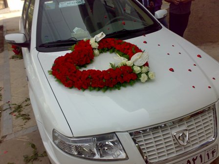 گل سرا ،گل فروشی و تزئین ماشین عروس آرا گل اهواز به مدیریت احمدی